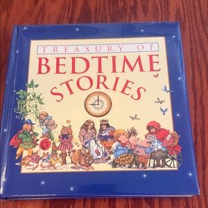 Vintage Treasury of Bedtime Stories Hardcover Classic Children’s Book Illustr.